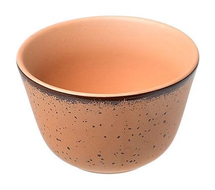 TERRA Μπωλ Σερβιρίσματος για Ντιπ Στρογγυλό από Πορσελάνη Salmon με Διάμετρο 9εκ. Estia