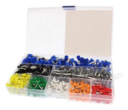 Ακροδέκτες Ακροχιτώνια με Μόνωση (101616) σε σετ των 650τμχ Factory