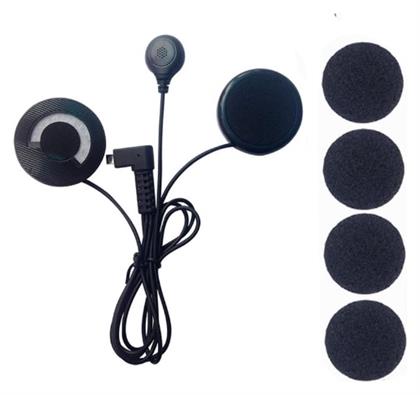 T-max Ενδοεπικοινωνία Μονή για Κράνος Μηχανής Ακουστικό Ενδοεπικοινωνίας Μηχανής FreedConn