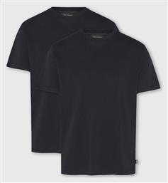 Ανδρικές Φανέλες Κοντομάνικες σε Μαύρο Χρώμα 2Pack Funky Buddha