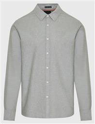 Ανδρικό Πουκάμισο Μακρυμάνικo Βαμβακερό με Κανονική Γραμμή Χακί Funky Buddha