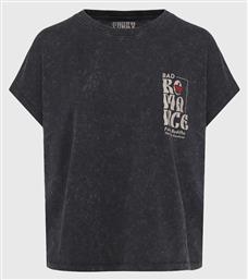 Γυναικείο T-shirt Ριγέ Μαύρο Funky Buddha