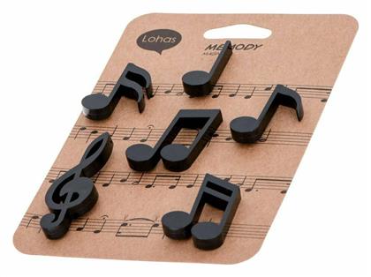 Μουσικές Νότες Μαγνητάκι Πλαστικό 10.5x10.5εκ. Gadget Master