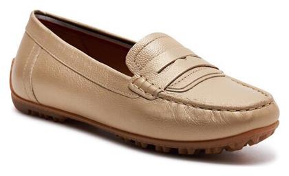 Γυναικεία Μοκασίνια σε Χρυσό Χρώμα Geox