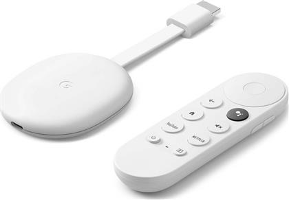Google Smart TV Stick Chromecast with Google TV 4K UHD με Bluetooth / Wi-Fi / HDMI και Google Assistant Snow