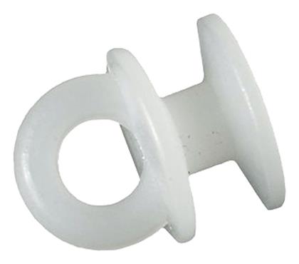 Γαντζάκια Κουρτίνας Στρογγυλά με Ροδάκι 50τμχ Grace