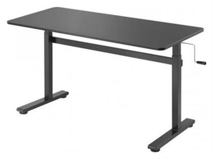 Γραφείο με Ρυθμιζόμενο Ύψος 140x60x70εκ. Μαύρο - Sbox