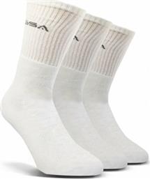 GSA Aero X3 Αθλητικές Κάλτσες Λευκές 3 Ζεύγη