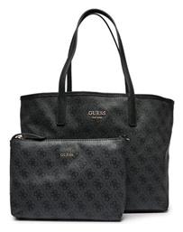 Γυναικεία Τσάντα Ώμου Γκρι Guess