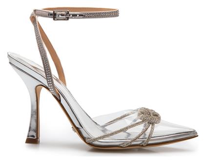 Μυτερές Γόβες με Λουράκι Ασημί Guess