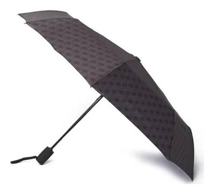 Ομπρέλα Βροχής Σπαστή Μαύρη Guess