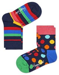 Παιδικές Κάλτσες Μακριές Stripe 2 Ζευγάρια Happy Socks