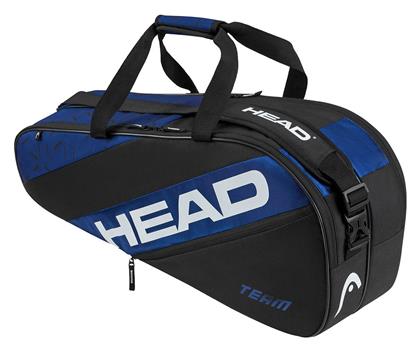 Team Racquet Τσάντα Πλάτης Τένις 6 Ρακετών Μαύρη Head
