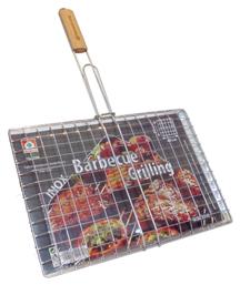 Διπλή Ανοξείδωτη Σχάρα Ψησίματος 40x28εκ. Home & Camp