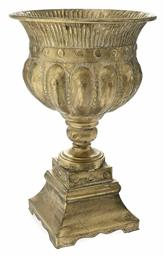 Βάζο Μεταλλικό Χρυσό Φ34xΥ55cm Iliadis