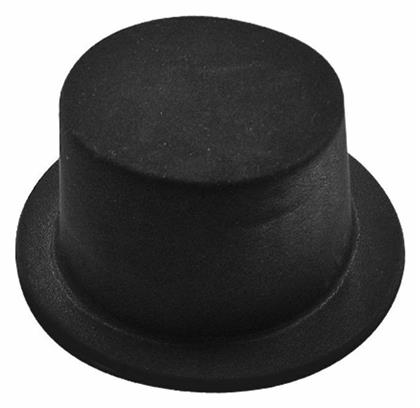 Ημίψηλο Μαύρο Αποκριάτικο Καπέλο Μαύρο 1τμχ - Carnavalista