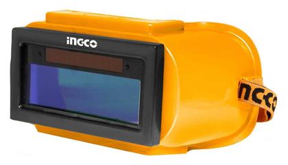 Ηλεκτρονικά Γυαλιά Ηλεκτροκόλλησης Οπτικού Πεδίου 95x31mm Πορτοκαλί Ingco