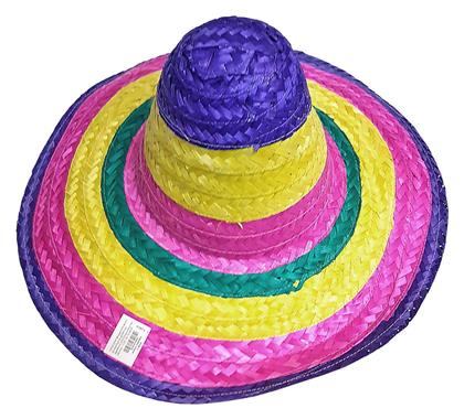 Καπέλο Σομπρέρο Αποκριάτικο Καπέλο Πολύχρωμο - Carnavalista