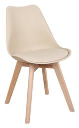 Καρέκλα Τραπεζαρίας Gaston 58x47x85εκ. Καφέ - Pakketo