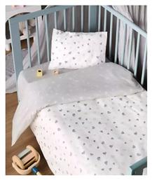 Πάπλωμα Κούνιας Βαμβακερό Γκρι 100x140cm Kentia