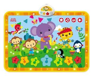 Χαλάκι Δραστηριοτήτων με Μουσική Πολύχρωμο για Νεογέννητα (MxΠxΥ) 38x26x4cm Kids Hits