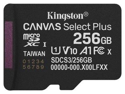 microSDXC 256GB Class 10 U1 V10 A1 UHS-I Kingston