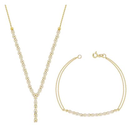 Σετ Κοσμημάτων από Χρυσό 14K Kiriakos Gofas