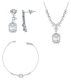 Σετ Κοσμημάτων από Λευκόχρυσο 14K Kiriakos Gofas
