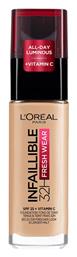 L'Oreal Paris Infaillible 32H Fresh Wear Liquid Foundation 30ml - LOreal Paris