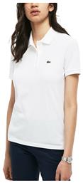 Γυναικεία Polo Μπλούζα Κοντομάνικη Λευκή Lacoste