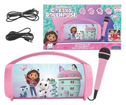 Ηχείο Karaoke με Ενσύρματo Μικρόφωνο και Εφέ Φωτισμού Bluetooth Light σε Ροζ Χρώμα Lexibook