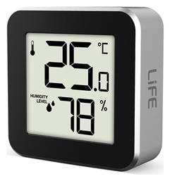 Alu Mini Ψηφιακό Υγρασιόμετρo & Θερμόμετρo για Χρήση σε Εσωτερικό Χώρο Life