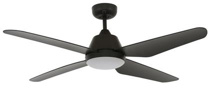 Aria IR 47W με Φως 122cm Μαύρος Lucci Air