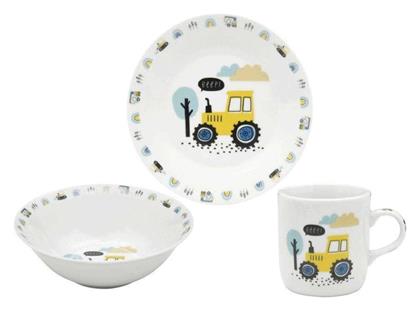 Σετ Φαγητού από Πορσελάνη 3τμχ Max Home