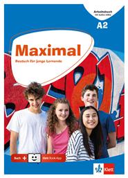 Maximal A2 Arbeitsbuch + Audios Dl+ Book-app Klett