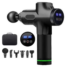 Massage Gun Πιστόλι Μασάζ για τα Πόδια, το Σώμα & τα Χέρια με Δόνηση Μαύρο MDHL