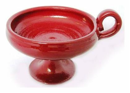 Metallex Θυμιατό Μπορντό 9.5x7cm - OEM