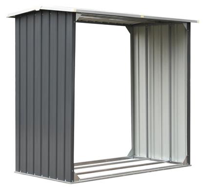 Μεταλλικό Γαλβανιζέ Υπόστεγο Αποθήκευσης Ξύλων - vidaXL