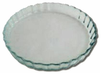 Τάρτας Στρογγυλό Πυρίμαχο Σκεύος για Τάρτα Γυάλινο 1200ml Mijotex