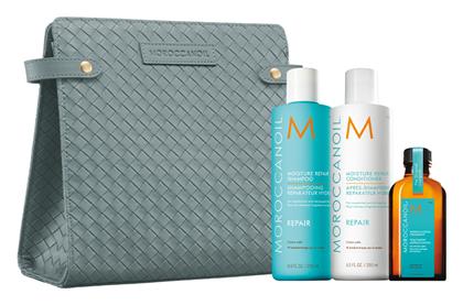 Repair Σετ Περιποίησης Μαλλιών για Αναδόμηση & Θρέψη 4τμχ Moroccanoil
