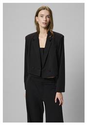 My Essential Wardrobe Κοντό Γυναικείο Σακάκι Μαυρο - EssentialWardrobe