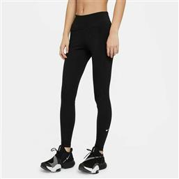 Nike Dri-Fit One Yoga Γυναικείο Μακρύ Κολάν Ψηλόμεσο Μαύρο