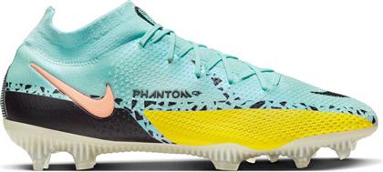 Nike Phantom GT2 Elite DF/FG FG Χαμηλά Ποδοσφαιρικά Παπούτσια με Τάπες Glacier Ice / Yellow Strike / Sunset Glow / Black από το Intersport