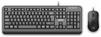 BusinessPRO Wired Keyboard & Mouse Set - Σετ με Ποντίκι Ελληνικό NOD