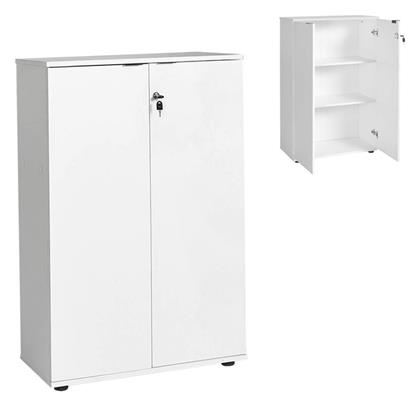 Ντουλάπι Γραφείου Ξύλινο Rio με Κλειδαριά Καρυδί 72x34x109cm - Megapap