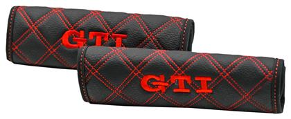 Oem Μαξιλάρι Ζώνης 2τμχ Gti Μαύρο Κοκκινο 23χ7cm - Carsun