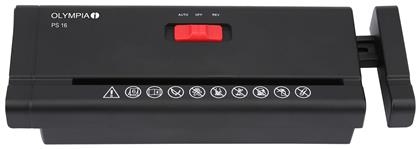 PS 16 Καταστροφέας Εγγράφων Strip Cut 6 Φύλλων Olympia