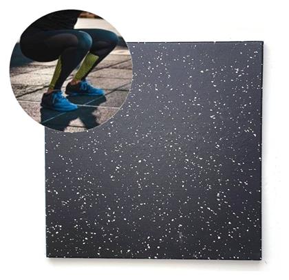 Δάπεδο Οργάνων Γυμναστηρίου Μαύρο 50x50x2cm 1τμχ Optimum