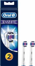 Oral-B 3D White Ανταλλακτικές Κεφαλές για Ηλεκτρική Οδοντόβουρτσα CleanMaximiser 2τμχΚωδικός: 18242623