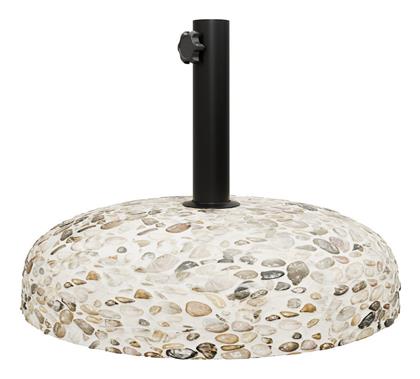 Breezy Βάση Ομπρέλας Τσιμεντένια με Ρεγουλατόρο Ψηφιδωτή 50x50x37.5cm Pakketo